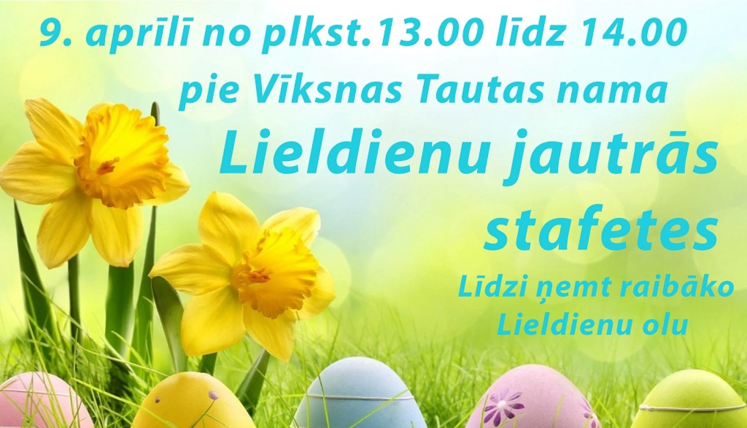 Lieldienu jautrās stafetes