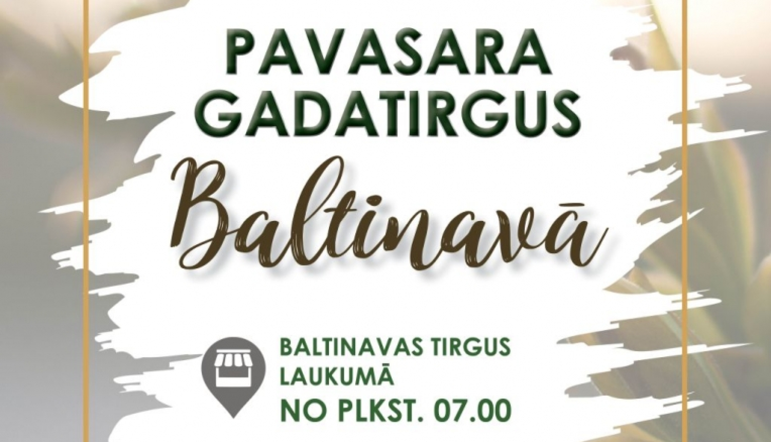 Pavasara gadatirgus Baltinavā