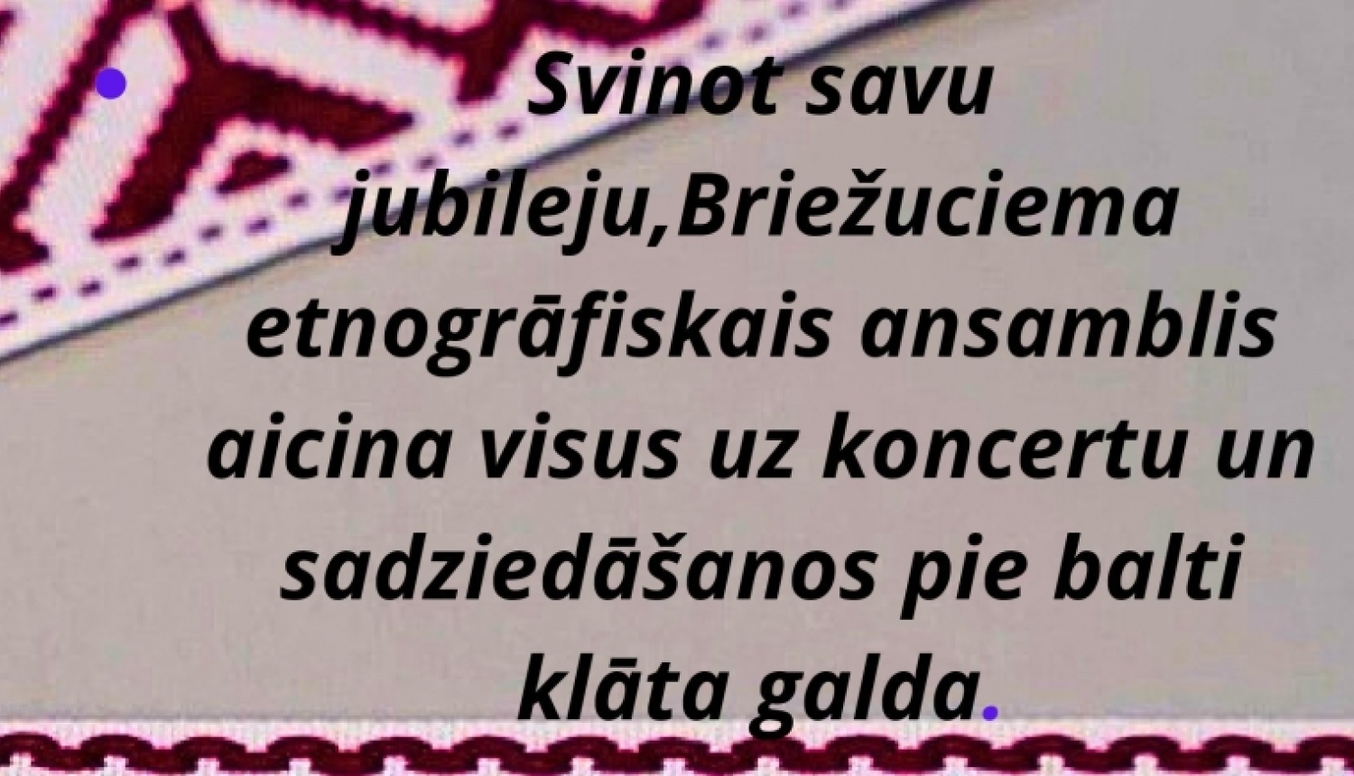 4.maija koncerts Briežuciema Tautas namā