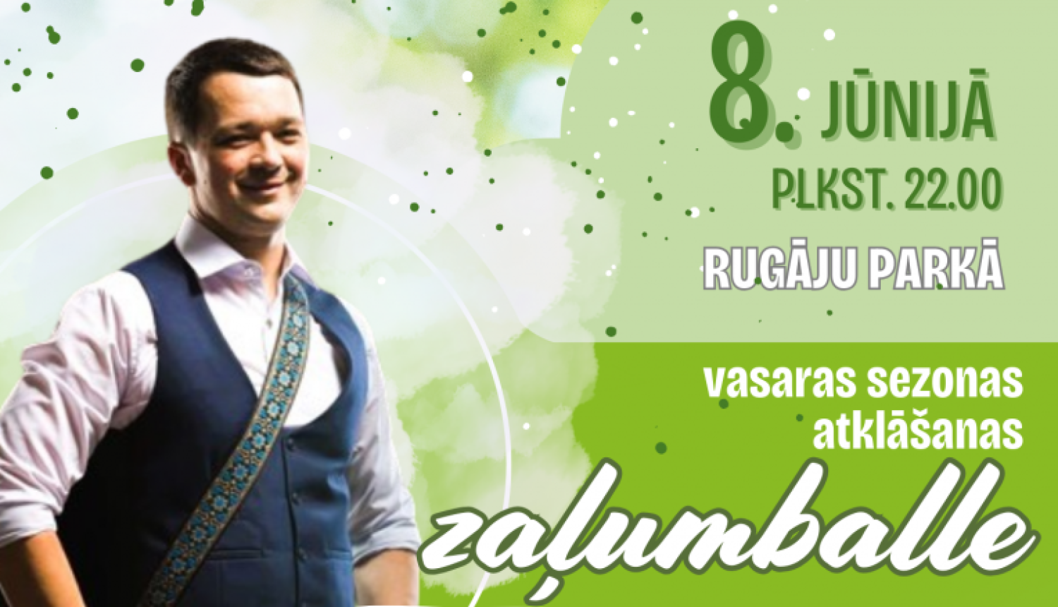 AFIŠA_Zaļumballe kopā ar grupu ''Ginc&Es''