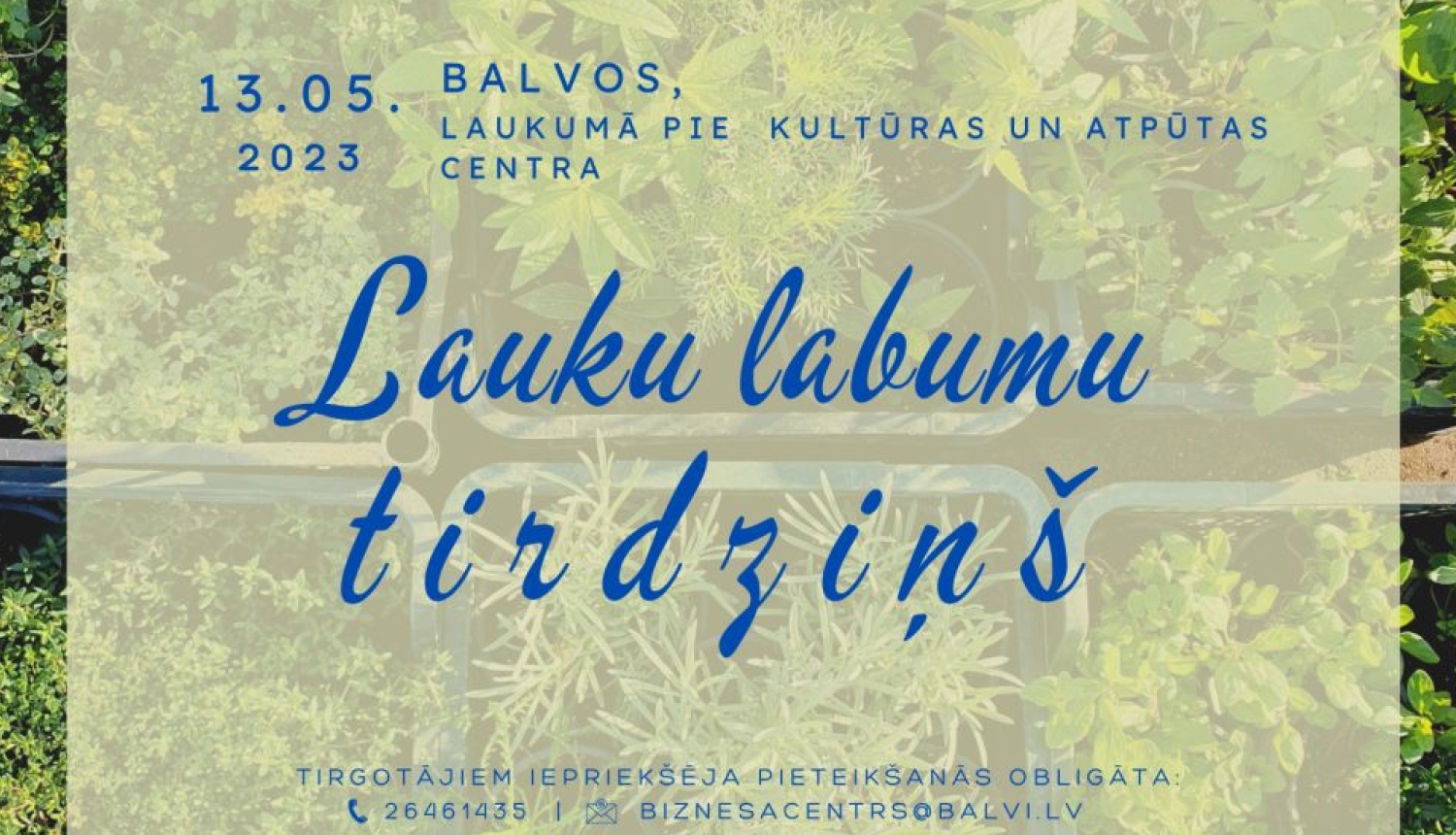 Lauku labumu tirdziņš maija mēnesī