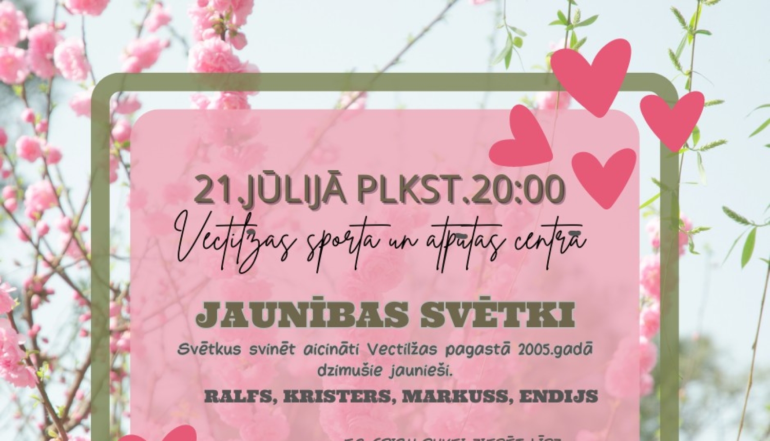 Jaunības svētki Vectilžas pagastā 
