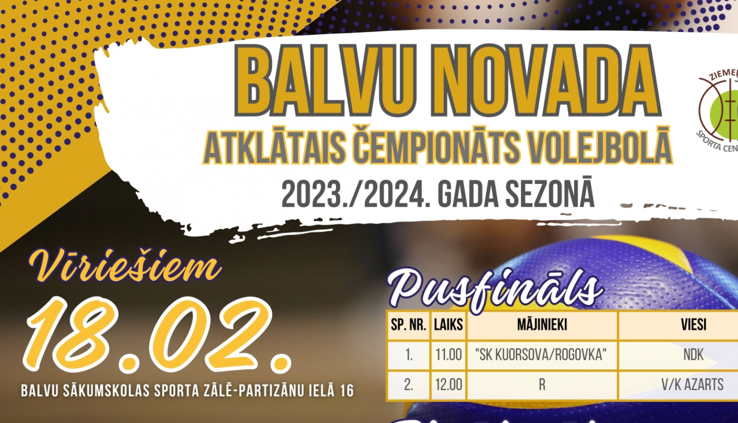 AFIŠA_Balvu novada atklātais čempionāts volejbolā 