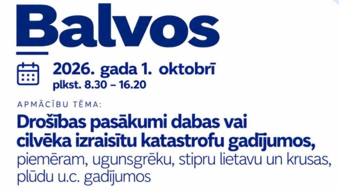 uz balta fona zilas detaļas, zili burti.