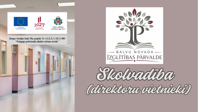 Attēlā redzams skolas gaitenis