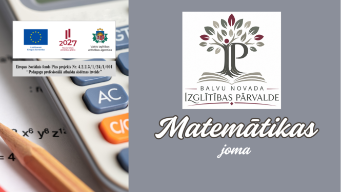 Attēlā redzams zīmulis, kalkulators, pieraksti