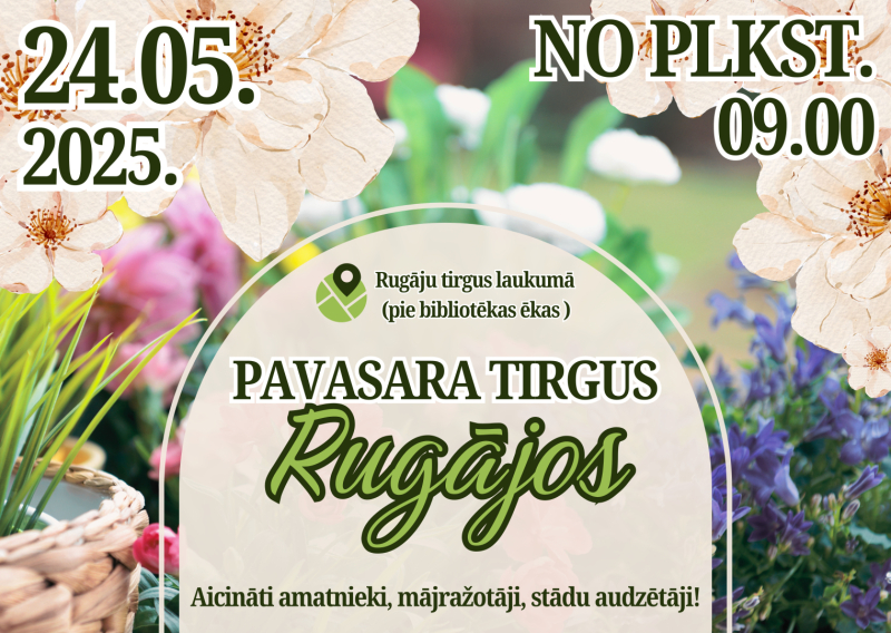 AFIŠA_Pavasara tirgus Rugājos