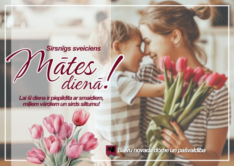 Sirsnīgs sveiciens Mātes dienā!