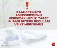 Regulāri jāveic asinsspiediena mērījumi