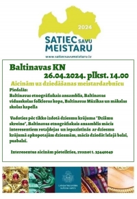 Dziedāšanas meistardarbnīca Baltinavā