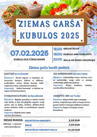 "Ziemas garša 2025" Kubulos