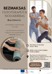 Fizioterapeita nodarbības Baltinavā