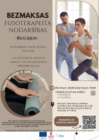 Fizoterapeita nodarbības grafiks Rugājos 2026. gada aprīlī