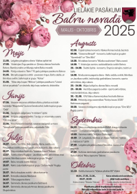 2025.gadā plānotie lielākie pasākumi