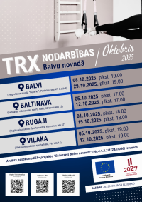 Oktobrī Balvu novadā turpinās bezmaksas TRX nodarbības