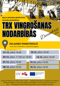 TRX vingrošanas nodarbības_decembris