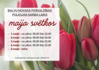 Izmaiņas Balvu novada pašvaldības policijas darba laikā