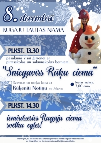 Svētku egles iedegšana un ģimeņu pasākums Rugājos