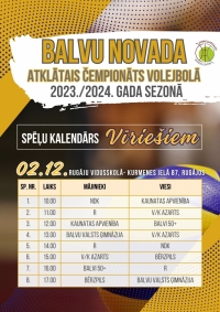 AFIŠA_Balvu novada atklātais čempionāts volejbolā 
