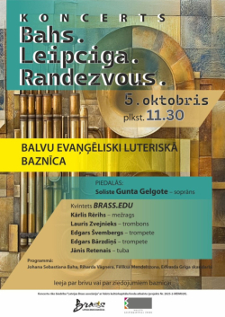 AFIŠA_Koncerts ''Bahs.Leipciga.Randezvous.''