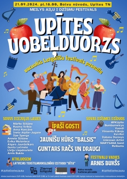 AFIŠA_Latgaliešu mūzikas un dzejas festivāls ''Upītes uobeļduorzs''