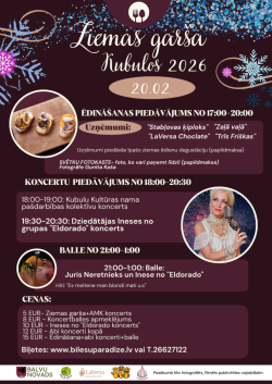 Ziemas garša Kubulos afiša