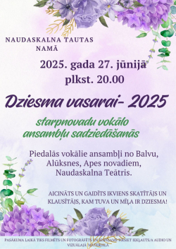 "Dziesma vasarai - 2025"