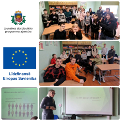 Notikusi 2. nodarbība Erasmus+ jaunatnes līdzdalības projektam "Pozitīvs jaunietis"