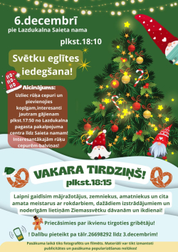 Afiša egles iedegšana