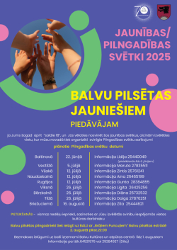 Pilngadības svētki Balvu novada jauniešiem