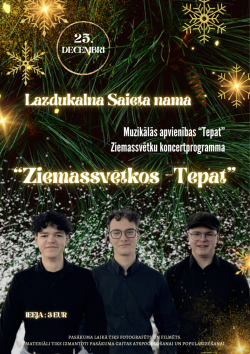 Ziemassvētku koncerta afiša