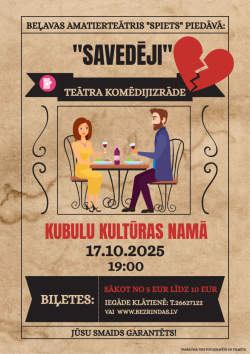 AFIŠA_Komēdijizrāde "Savedēji"