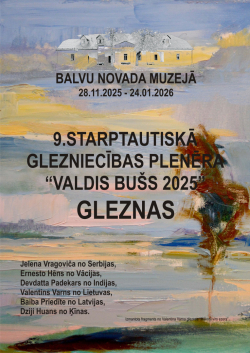 9. Starptautiskā glezniecības plenēra "Valdis Bušs" gleznu izstāde