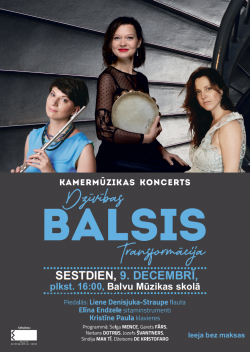 Koncerts “Dzīvības balsis. Transformācija.” PĀRCELTS no 26. novembra uz 9. decembri