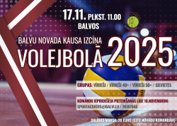 Balvu novada kausa izcīņa volejbolā