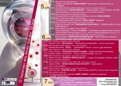VII Starptautiskais klasiskās dramaturģijas amatierteātru festivāls "Ķiršu dārzs"_afiša