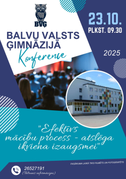 AFIŠA_Konference ''Efektīvs mācību process - atslēga ikviena izaugsmei''