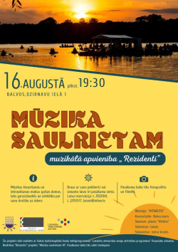 AFIŠA_Brīvdabas koncerts ''Mūzika saulrietam''