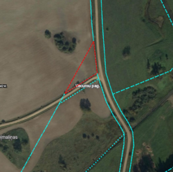 Zemes vienības atrašanās kartē