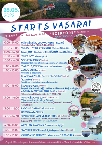 “Starts vasarai” Viļakā!