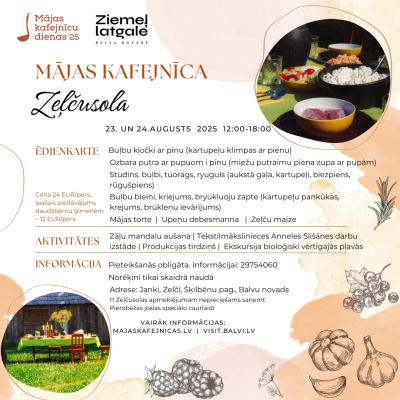 Mājas kafejnīcas ''Škladi'' programma