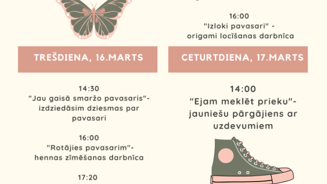 pavsara brīvdienas