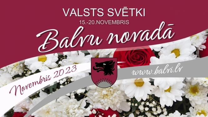 Informācija par pasākumiem, atzīmējot Latvijas Republikas proklamēšanas 105. gadadienu.