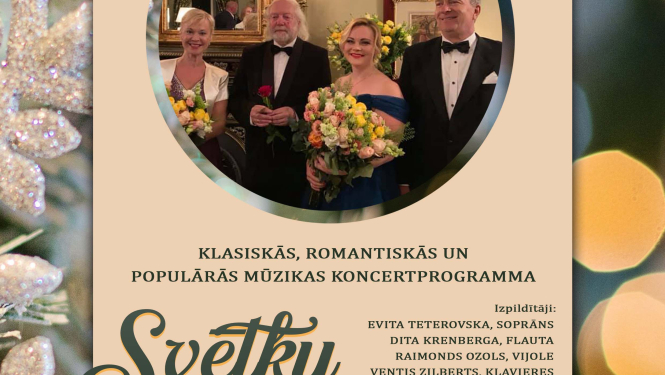 19. decembrī, Balvu Kultūras un atpūtas centrā, norisināsies koncerts "Svētku Mozaīka"