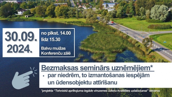 Aicinām uzņēmējus piedalīties bezmaksas tematiskajā seminārā