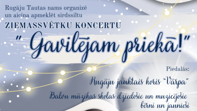 AFIŠA_Ziemassvētku koncerts ''Gavilējam priekā!''
