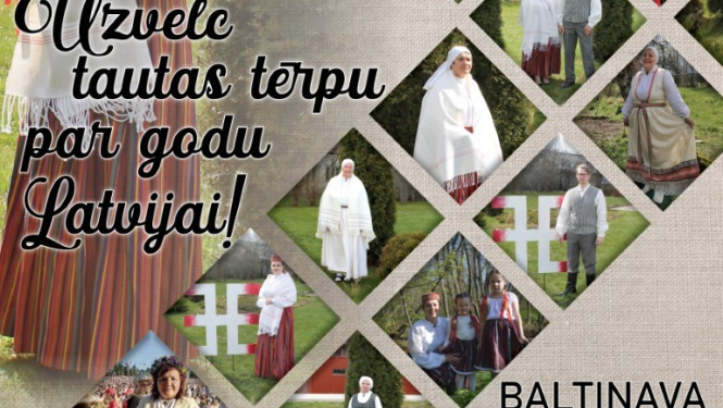 "Uzvelc tautas tērpu par godu Latvijai!" Baltinavā!