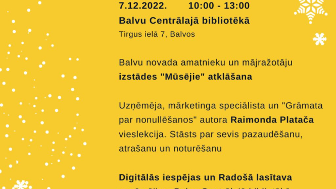 Balvu novada uzņēmējus aicina piedalīties “Biznesa sarunu brokastīs”