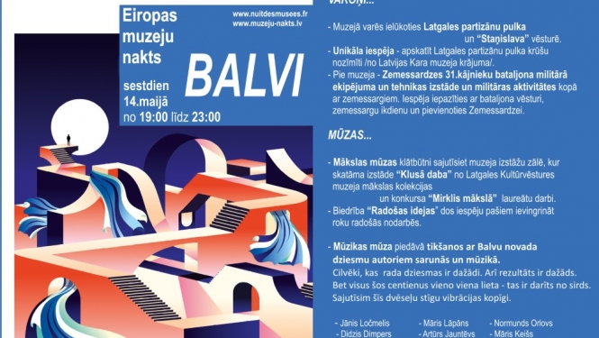 Muzeju nakts 2022 Balvos