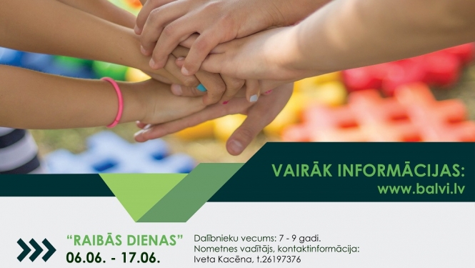 Bērnu un jauniešu vasaras nometnes Balvu novadā